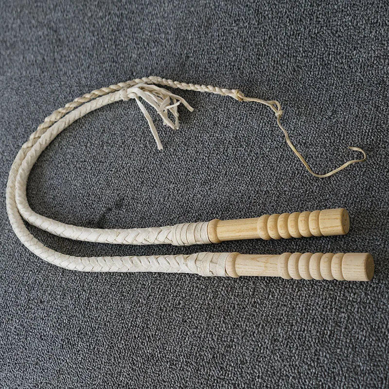 Leatherwork Training - Genuine Leather Dog Training Whip for