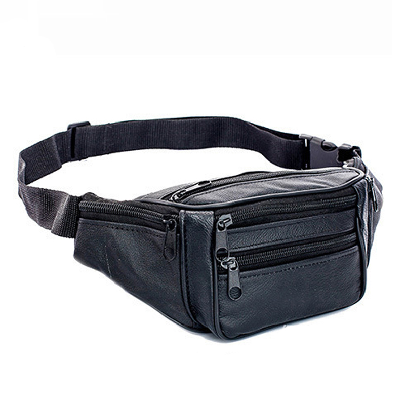 Leatherwork Belt - Genuine Leather Waist Bag Men Waist