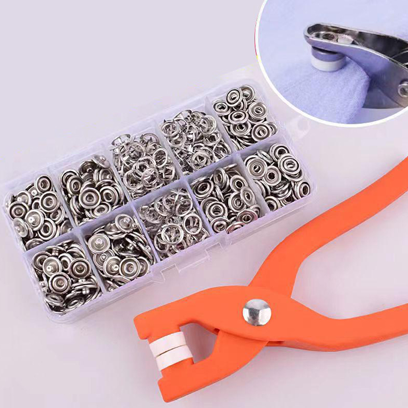 Rivet Setter Tool - 50PCS Plier Tool Metal Sewing Buttons
