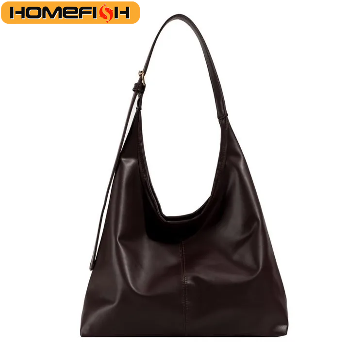 HOMEFISH New Tote Bag Hand Bil - Leather Work Handbag recension och pris