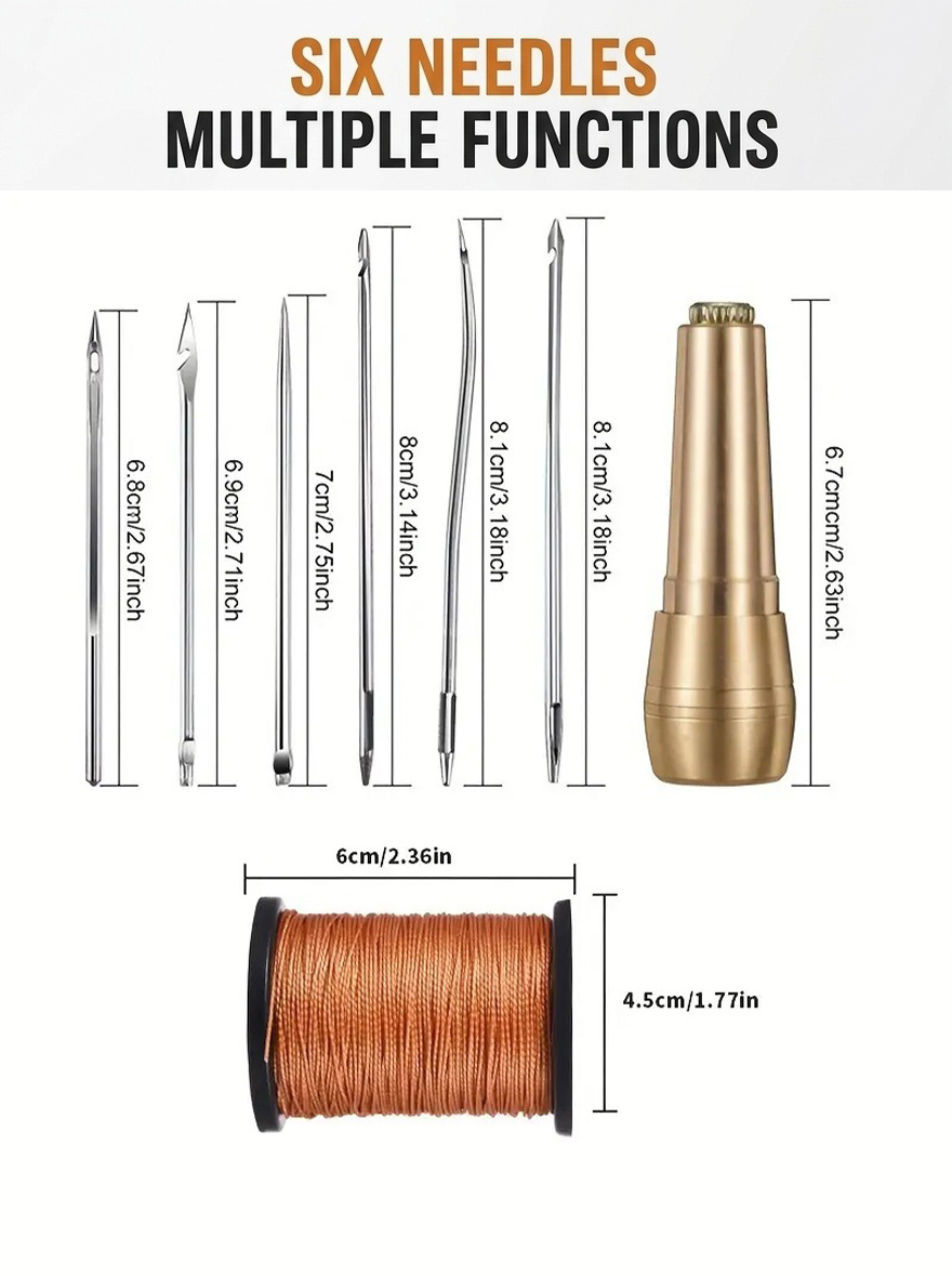 Leather Stitching Tool, Hand S - Leather Work Bag recension och pris