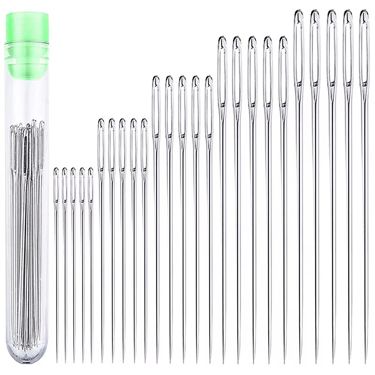 25 Pcs Large Eye Stitching Nee - Leatherwork Needles recension och pris
