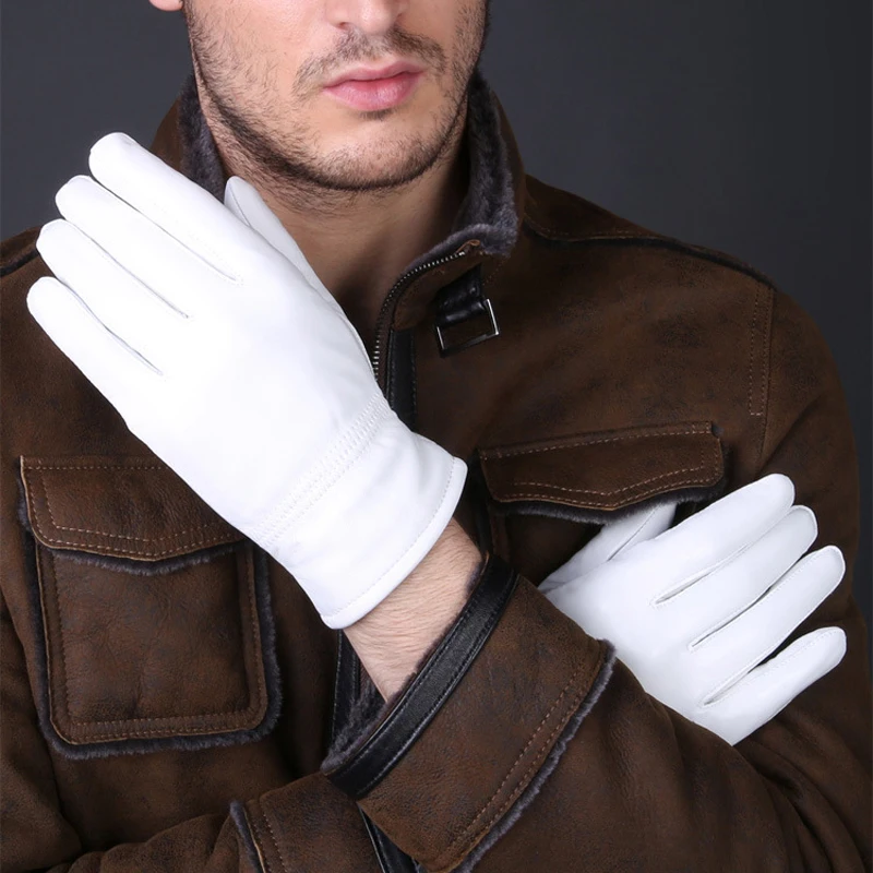 2025 Winter Genuine Leather Wh - Leather Work Winter Gloves recension och pris