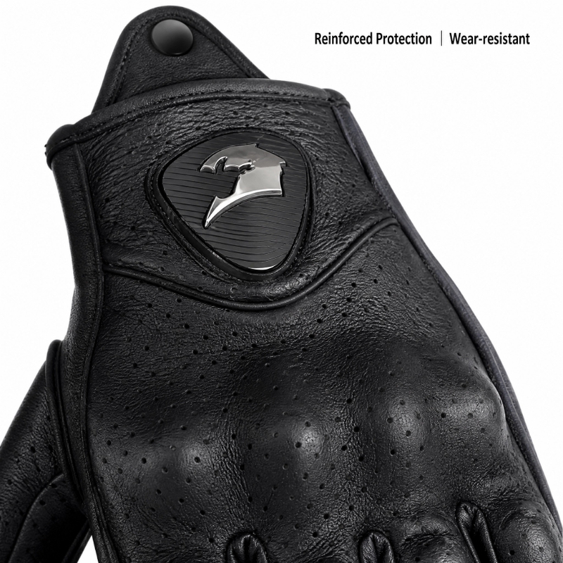 Retro Motorcycle Gloves Men Wo - Leather Work Winter Gloves recension och pris