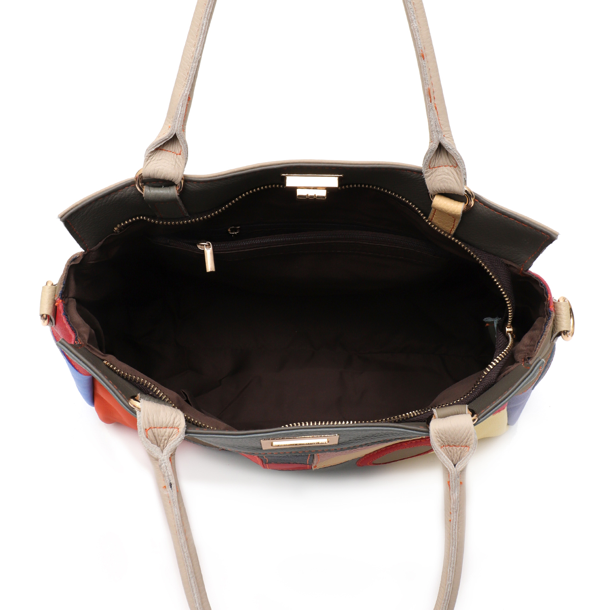 SC Chic Colorful Real Leather  - Leather Work Handbag recension och pris