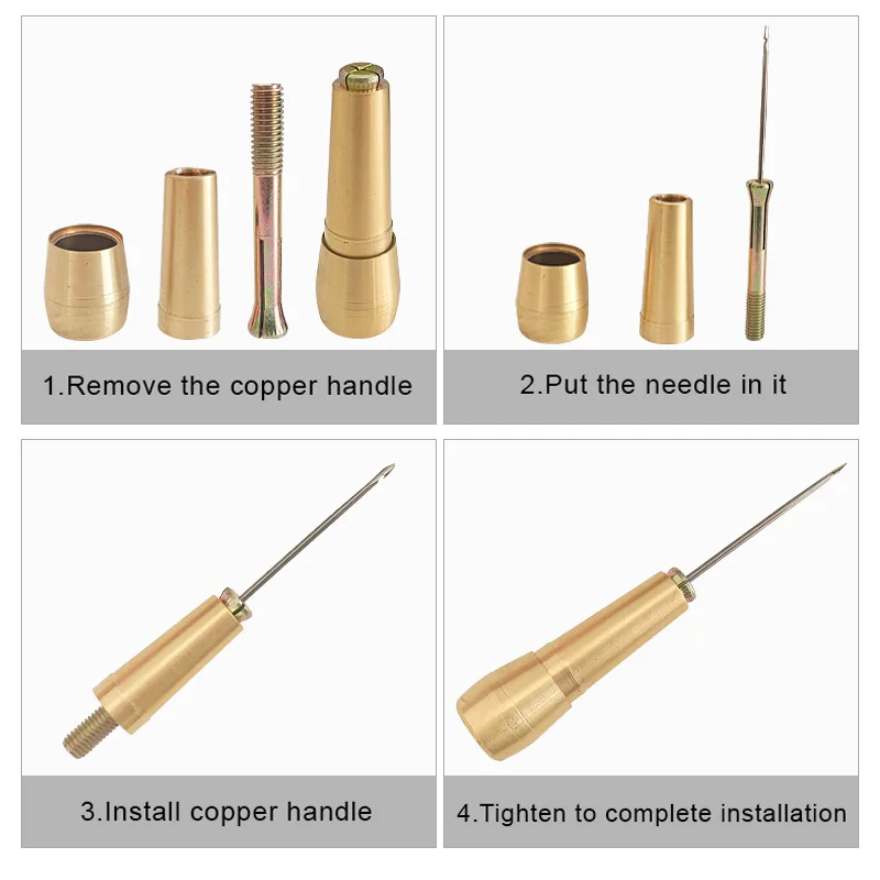 Leather Sewing Kit DIY Leather - Leatherwork Needles recension och pris