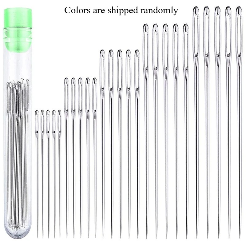 25 Pcs Large Eye Stitching Nee - Leatherwork Needles recension och pris