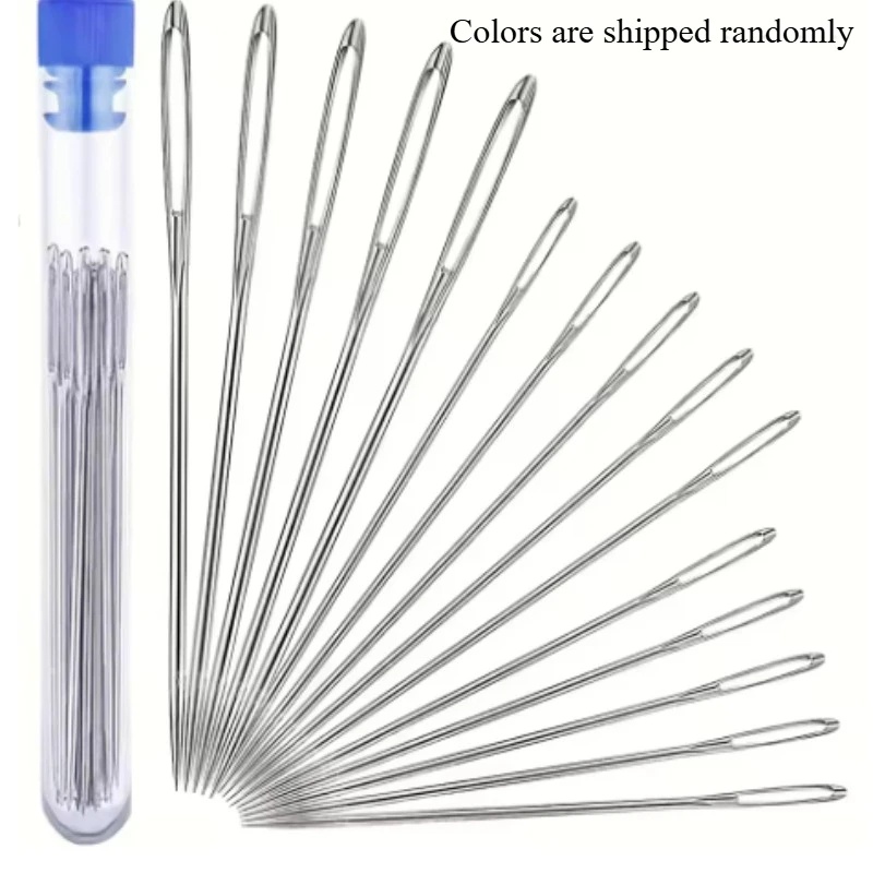 25 Pcs Large Eye Stitching Nee - Leatherwork Needles recension och pris