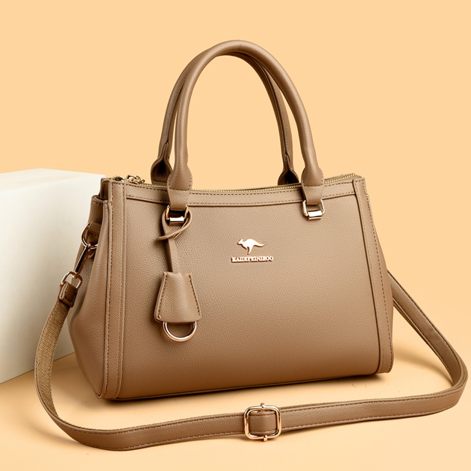 Kangaroo Brand Soft Pu Leather - Leather Work Handbag recension och pris