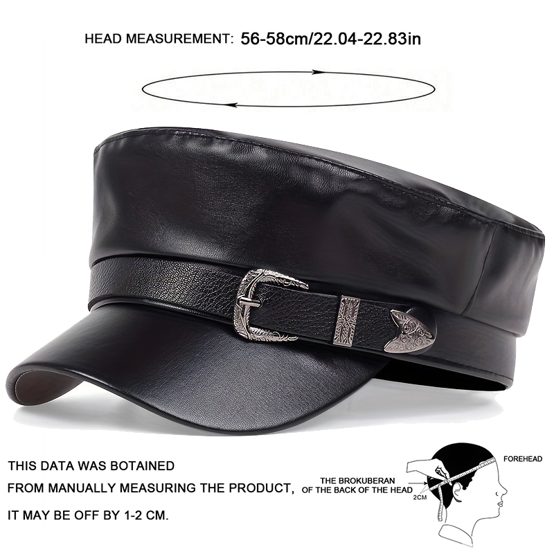 Fashion Women Large Belt Buckl - Leather Work Hat recension och pris