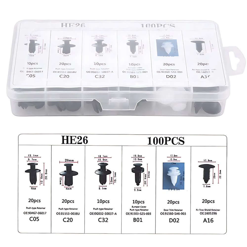 Car Plastic Retainer Clips Aut - Rivet Setter Tool recension och pris