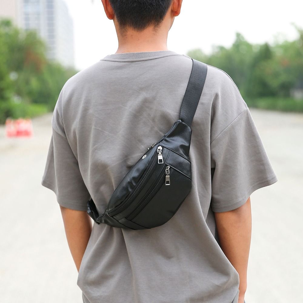 Multifunctional Crossbody Cash - Leather Work Bag recension och pris