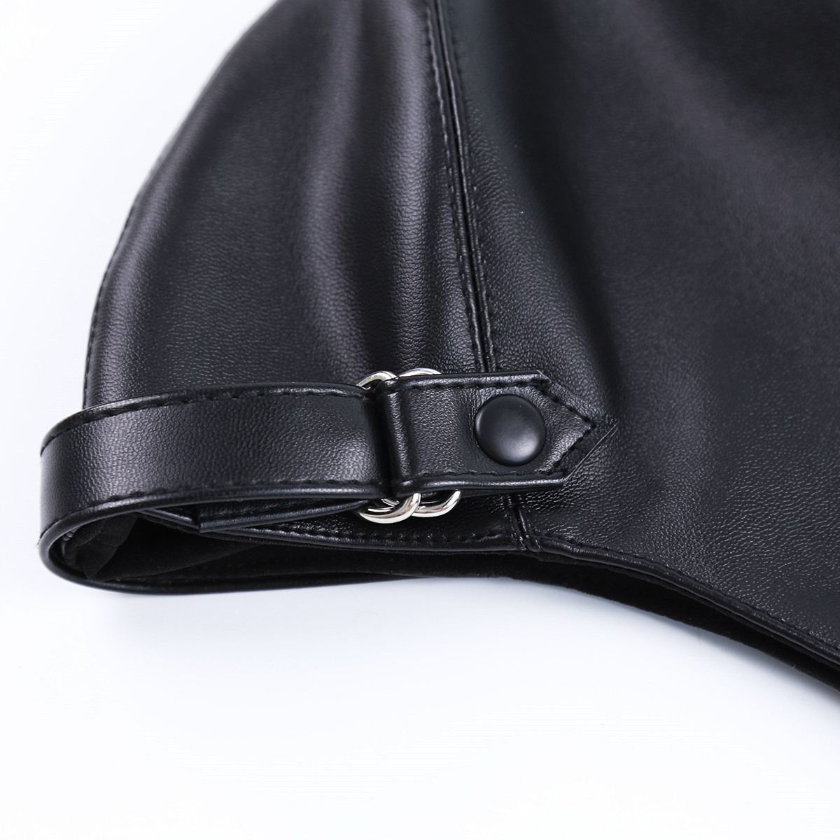 Novelty Knight  Hat Winter PU  - Leather Work Hat recension och pris