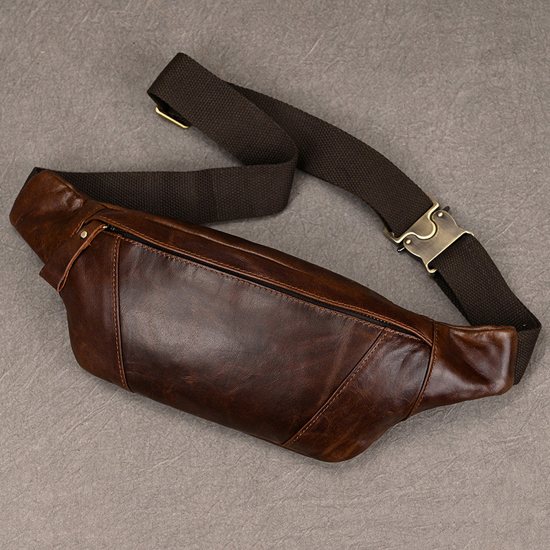 Men's Leather Chest Bags Cross - Leatherwork Belt recension och pris