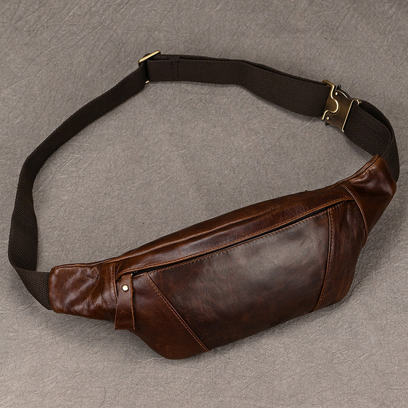 Men's Leather Chest Bags Cross - Leatherwork Belt recension och pris