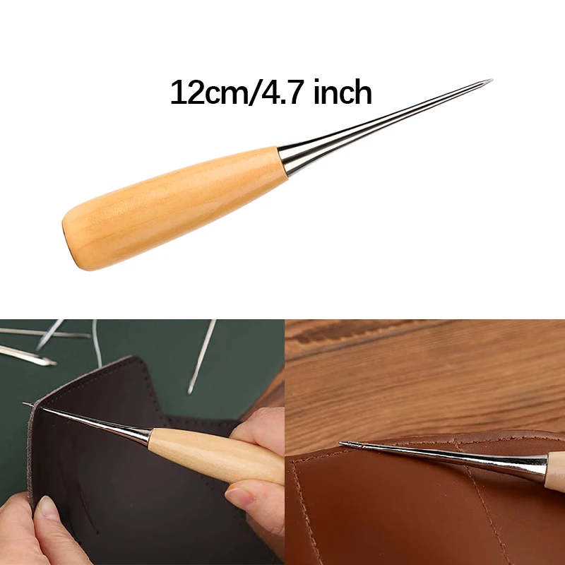 14PCS Leather Craft Sewing Kit - Leatherwork Needles recension och pris