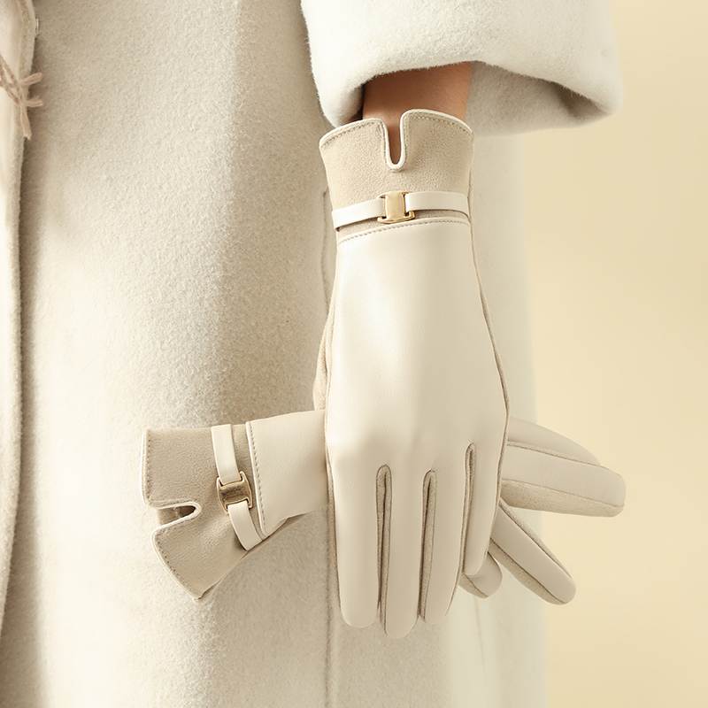1 Pair of Gloves for Women in  - Leather Work Winter Gloves recension och pris