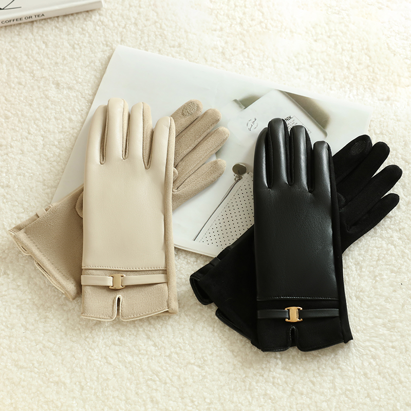 1 Pair of Gloves for Women in  - Leather Work Winter Gloves recension och pris