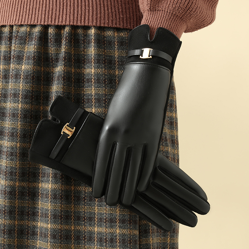 1 Pair of Gloves for Women in  - Leather Work Winter Gloves recension och pris