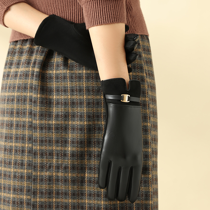 1 Pair of Gloves for Women in  - Leather Work Winter Gloves recension och pris