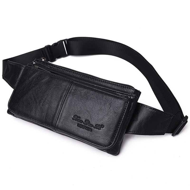 Men Waist Fanny Pack Belt Hip  - Leatherwork Belt recension och pris