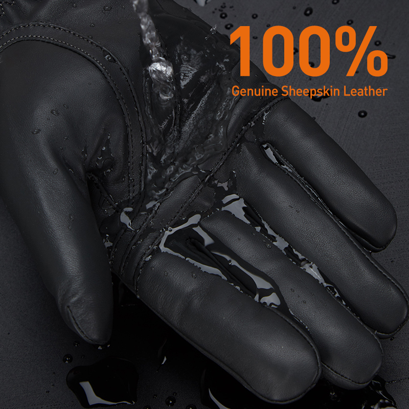 BISON DENIM Genuine Sheepskin  - Leather Work Winter Gloves recension och pris
