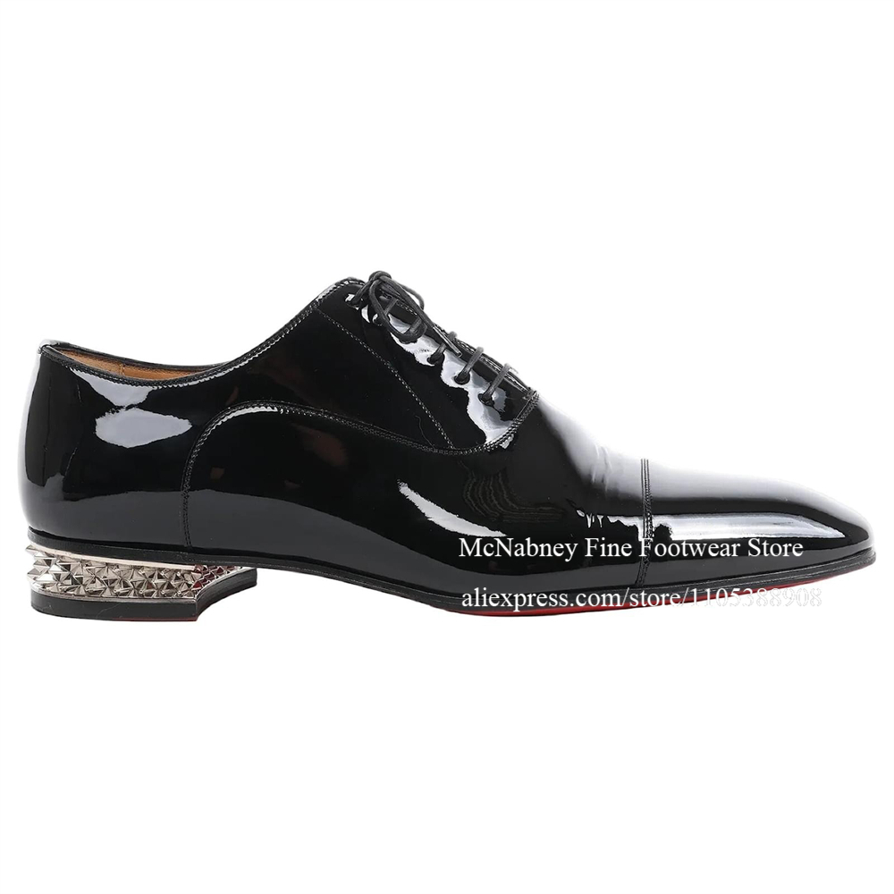 Patent Leather Oxford Shoes Bl - Leather Work Hat recension och pris