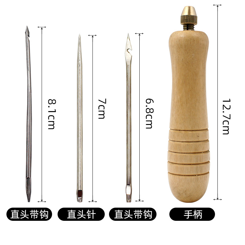 1Set DIY Leather Sewing Awl Ne - Leatherwork Needles recension och pris