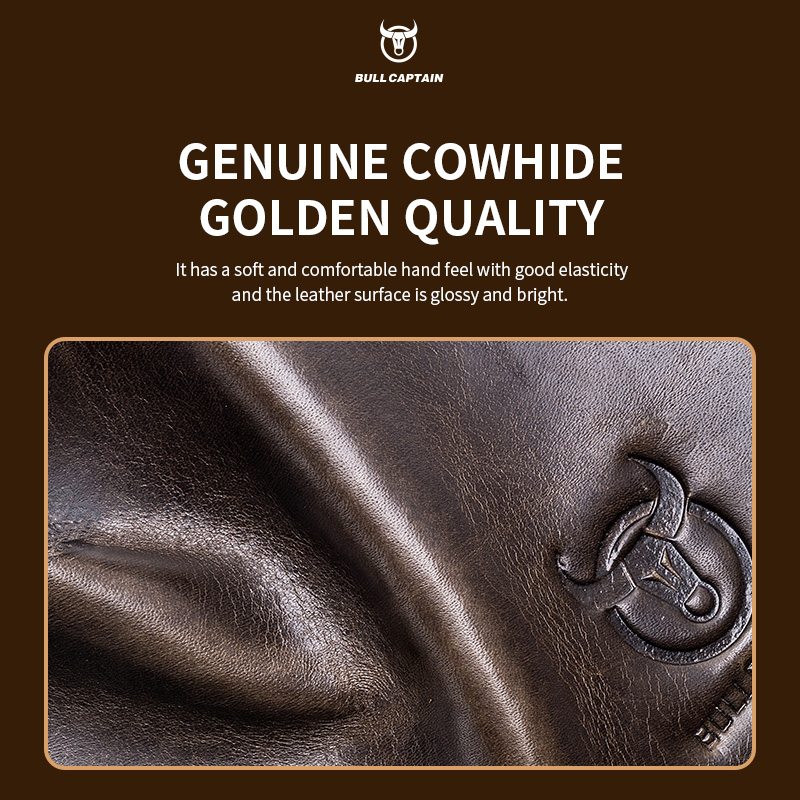 BULLCAPTAIN Genuine Leather Me - Leather Work Handbag recension och pris