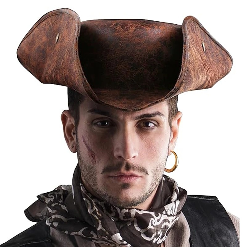 Faux Leather Pirate Hat Vintag - Leather Work Hat recension och pris