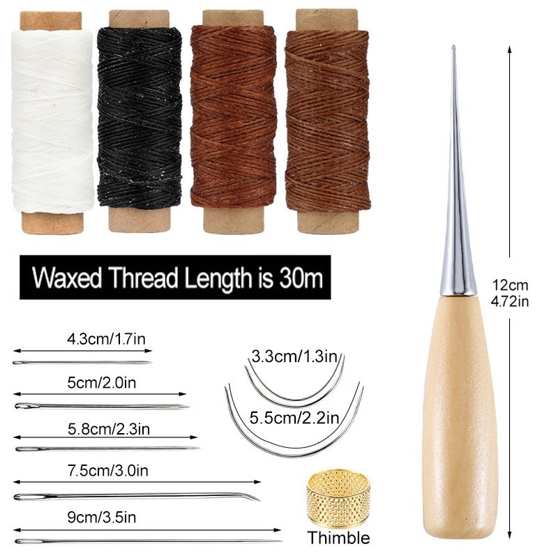 13 Pcs Leather Sewing Set Hand - Leatherwork Needles recension och pris