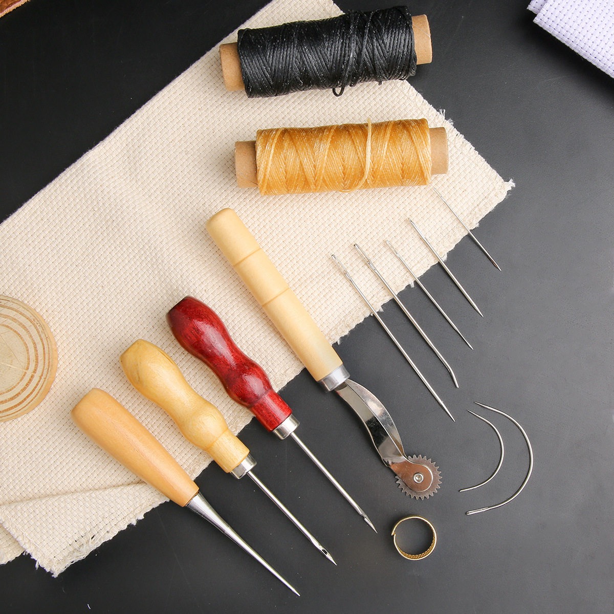 13 Pcs Leather Sewing Set Hand - Leatherwork Needles recension och pris