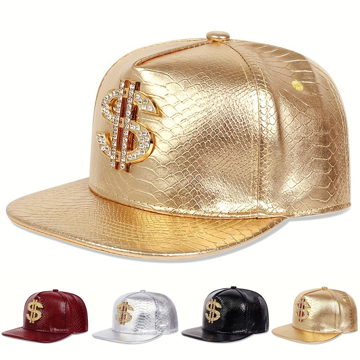 Leather Metallic Dollar Sign B - Leather Work Hat recension och pris