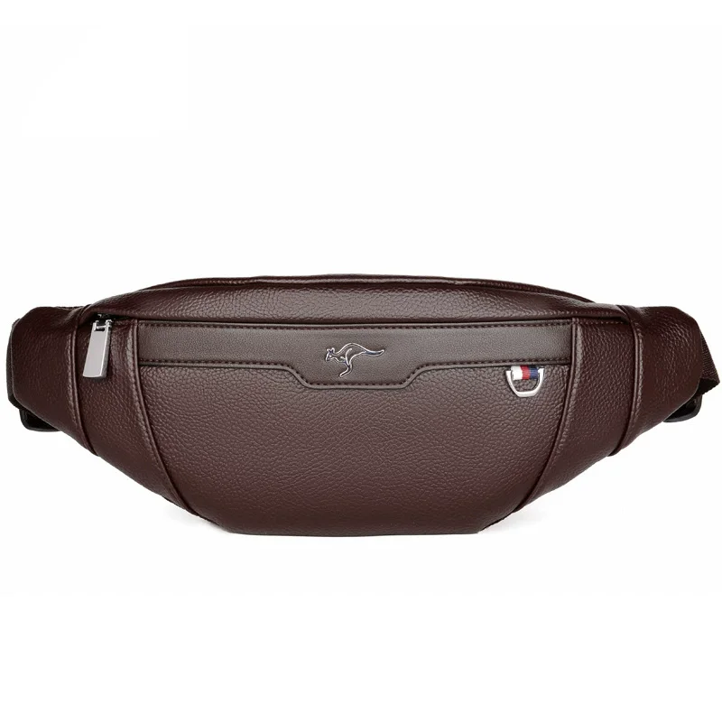 Business Leather Waist Bag Mul - Leather Work Bag recension och pris