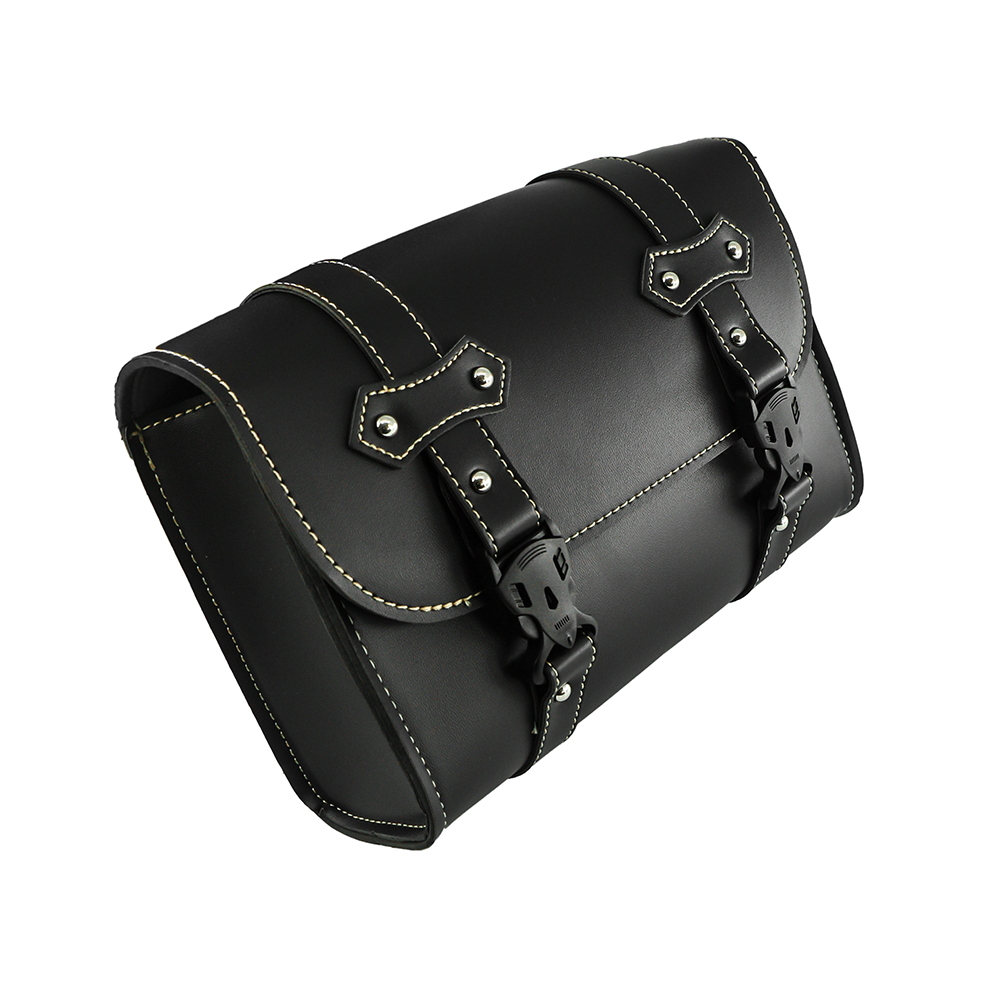 Motorcycle Front Fork Saddleba - Leather Work Bag recension och pris