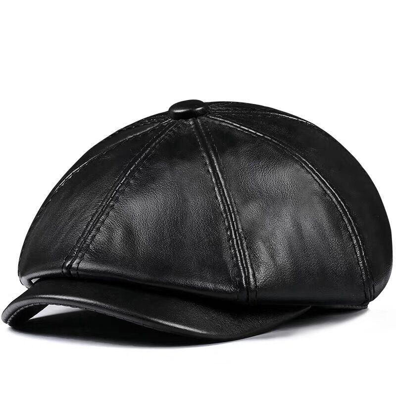 Spring New Genuine Leather Hat - Leather Work Hat recension och pris