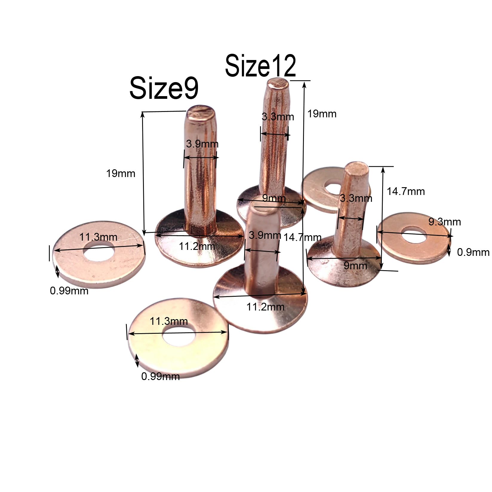 Copper Rivets and Burrs  #9 an - Rivet Setter Tool recension och pris
