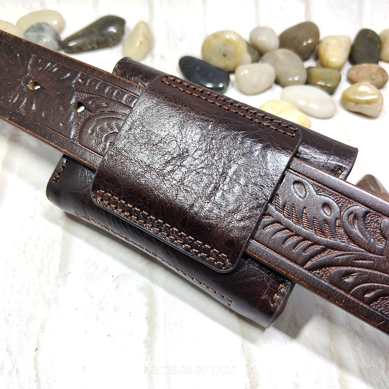 Blongk Mini Waist Bag Thin Bel - Leatherwork Belt recension och pris
