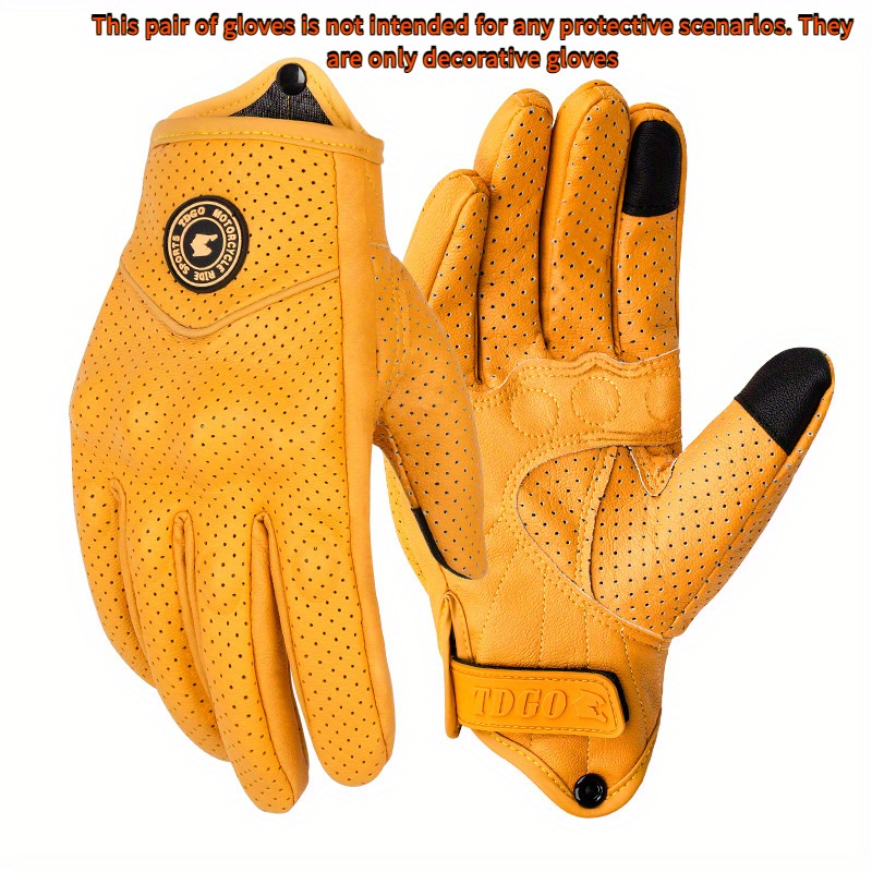 Motorcycle Gloves Windproof an - Leather Work Winter Gloves recension och pris