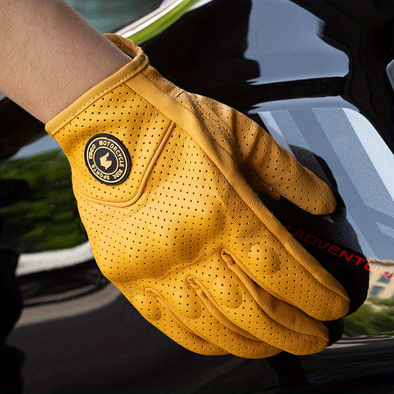 Motorcycle Gloves Windproof an - Leather Work Winter Gloves recension och pris