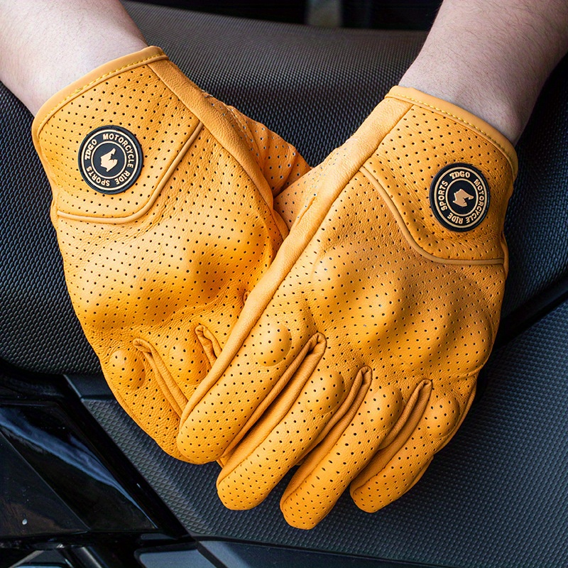 Motorcycle Gloves Windproof an - Leather Work Winter Gloves recension och pris