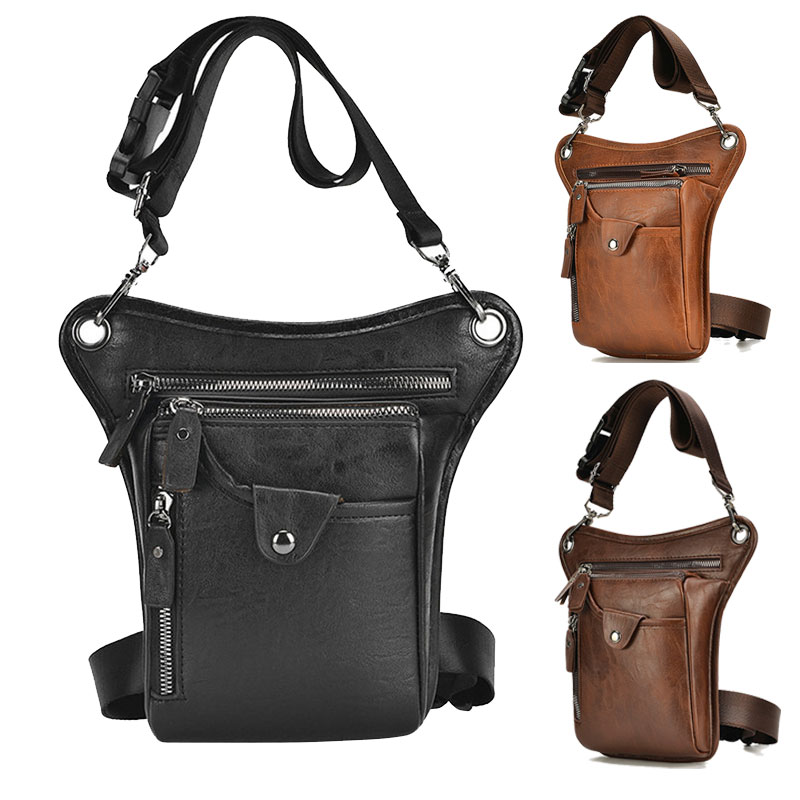Vintage Men Waist Fanny Pack D - Leatherwork Belt recension och pris