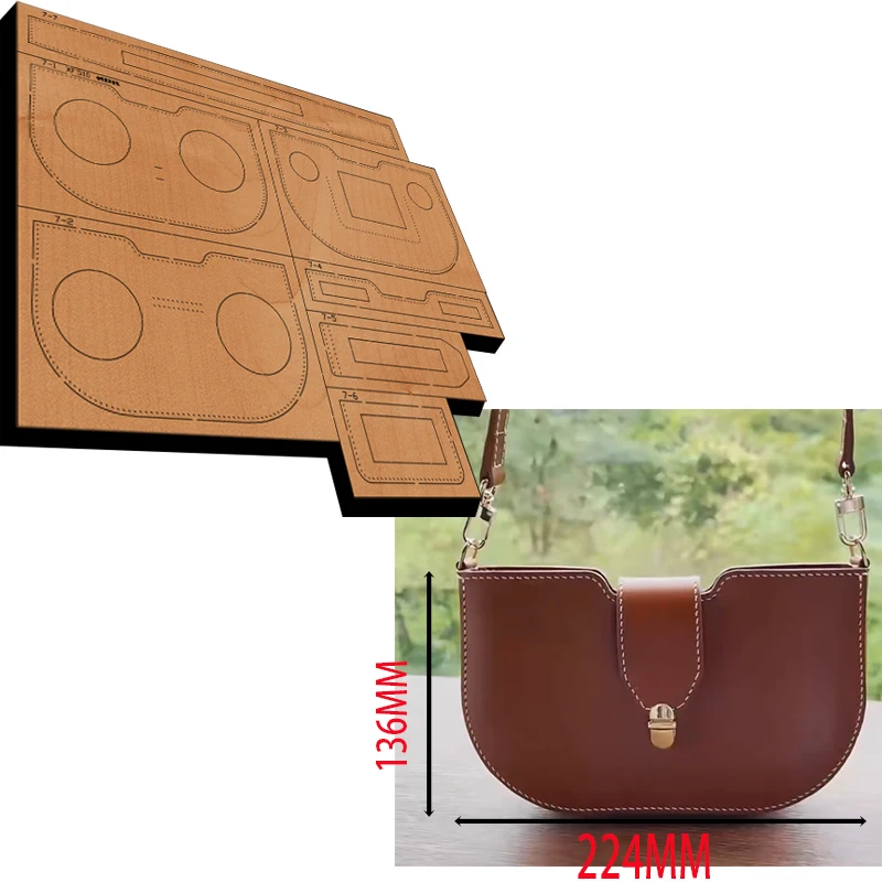 Single-shoulder bag Leather Cr - Leathercraft Japan recension och pris