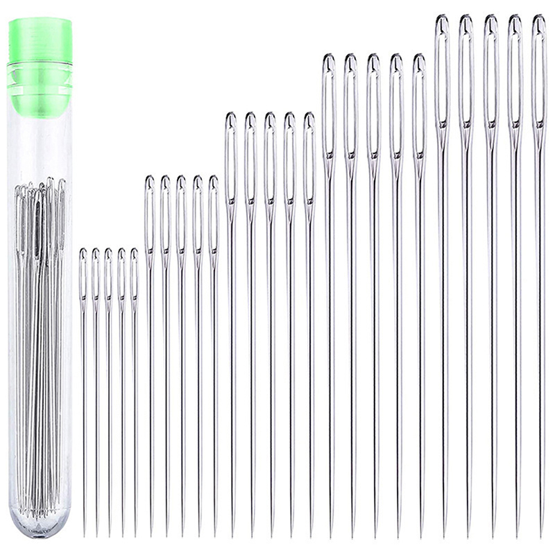 **25Pcs Large Eye Stitching Ne - Leatherwork Needles recension och pris