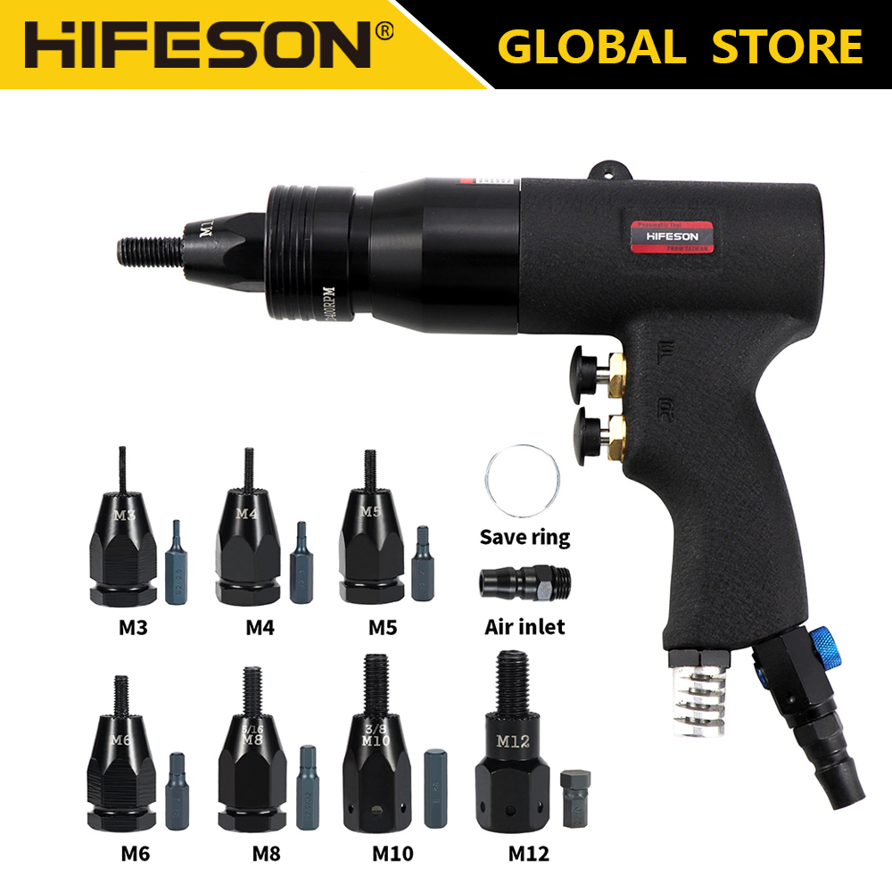 HIFESON Self-Lock Pneumatic Ri - Rivet Setter Tool recension och pris