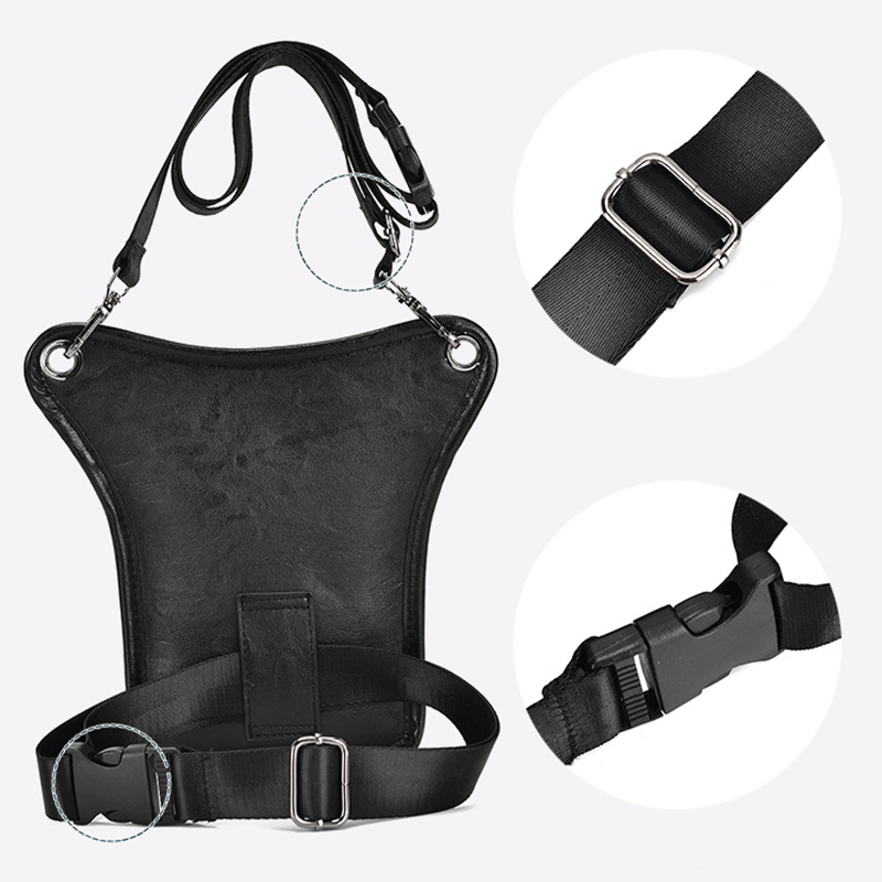Vintage Pu Leather Waist Pack  - Leatherwork Belt recension och pris